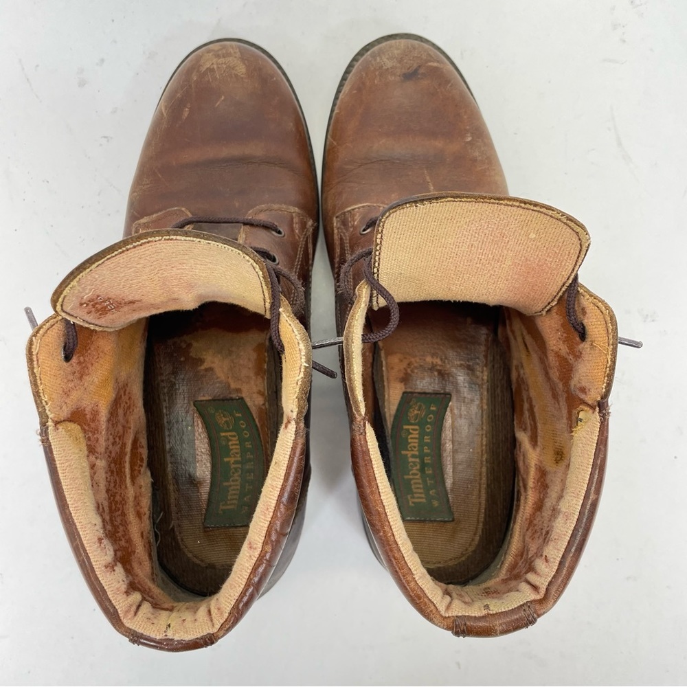 Timberland Leather Waterproof Boots 9 Brown - Picture 13 of 14